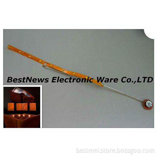 2013 hot wallet LED lights for Purse